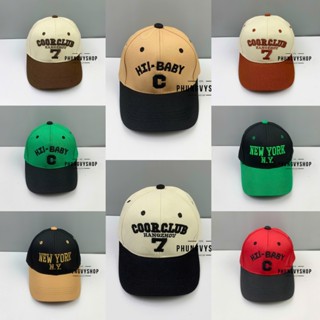 Bé 4-10 tuổi/ Mũ lưỡi trai bé trai gái trẻ em phungvyshop-  Nón /Kết trung Vá Phối 2 màu /