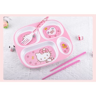 🌸 KHAY ĐỰNG ĐỒ ĂN, MUỖNG KITTY NHIỀU MẪU🎀 KITTY HOUSE