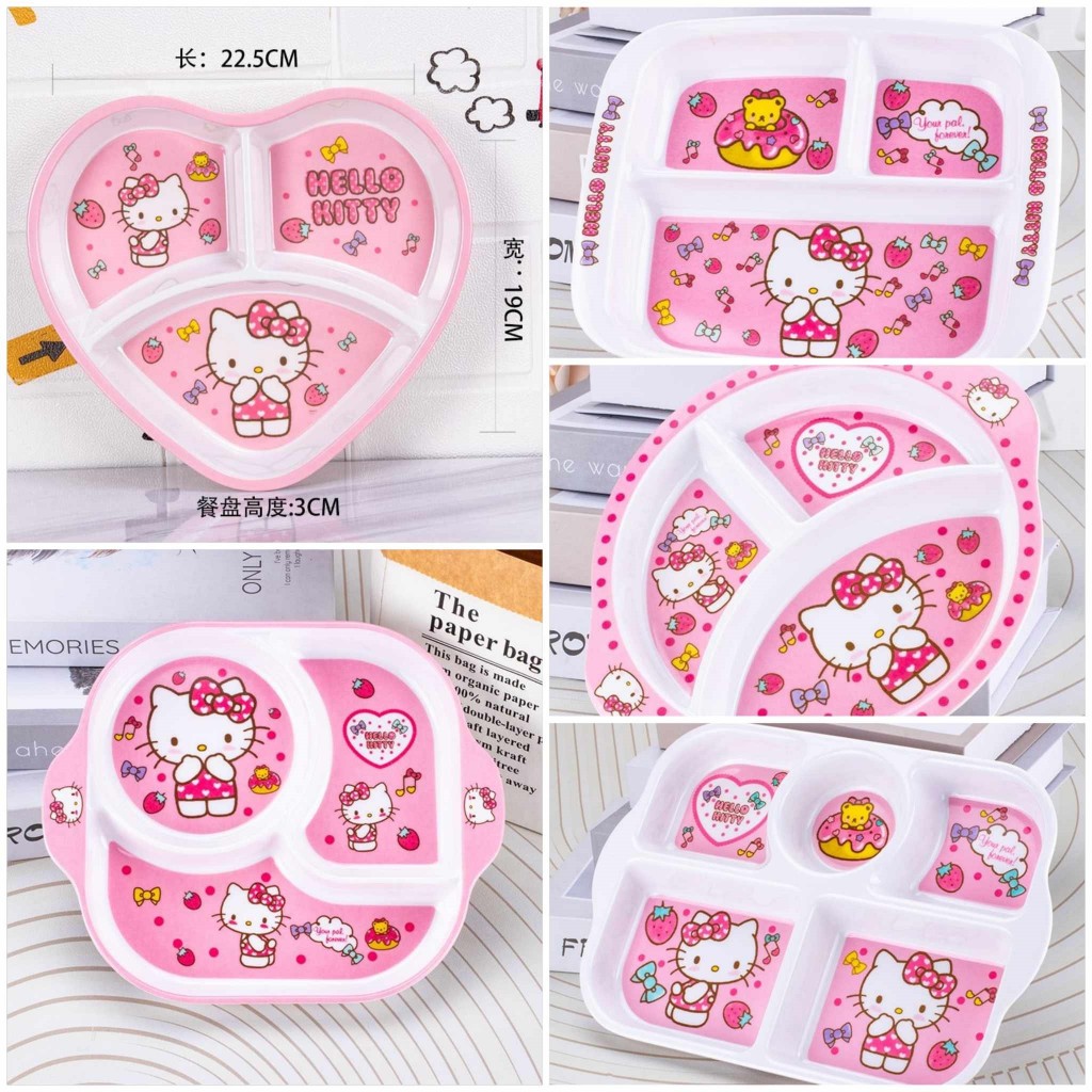 🌸 KHAY ĐỰNG ĐỒ ĂN, MUỖNG KITTY NHIỀU MẪU🎀 KITTY HOUSE