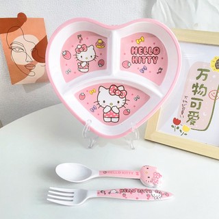 🌸 KHAY ĐỰNG ĐỒ ĂN, MUỖNG KITTY NHIỀU MẪU🎀 KITTY HOUSE