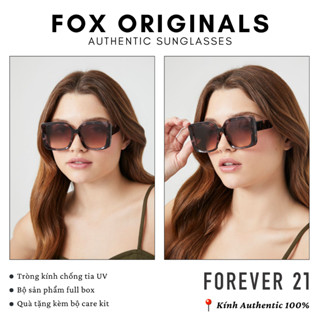 [Authentic] Kính Mát Nữ FOREVER 21 1000427563 Gọng Vuông Chống Tia UV Hàng Chính Hãng