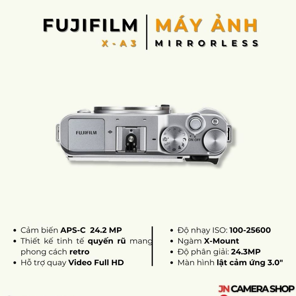 Fujifilm X-A3 kèm ống kính 16-50 mm | BigBuy360 - bigbuy360.vn