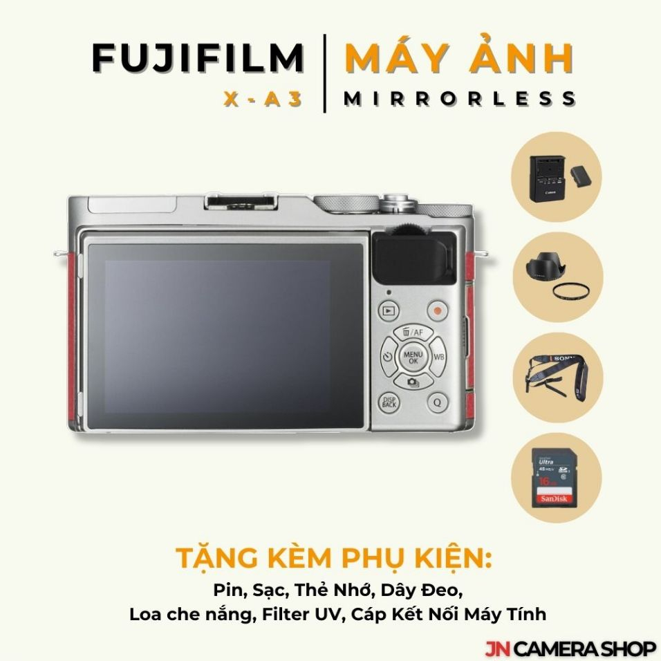 Fujifilm X-A3 kèm ống kính 16-50 mm | BigBuy360 - bigbuy360.vn