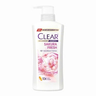Dầu gội Clear làm sạch gàu và thơm mát 400ml Thái Lan