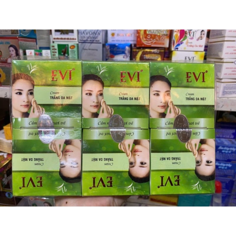 1 hủ kem dưỡng da Evi 8g ngừa nhăn da nám trắng da ngừa mụn nám