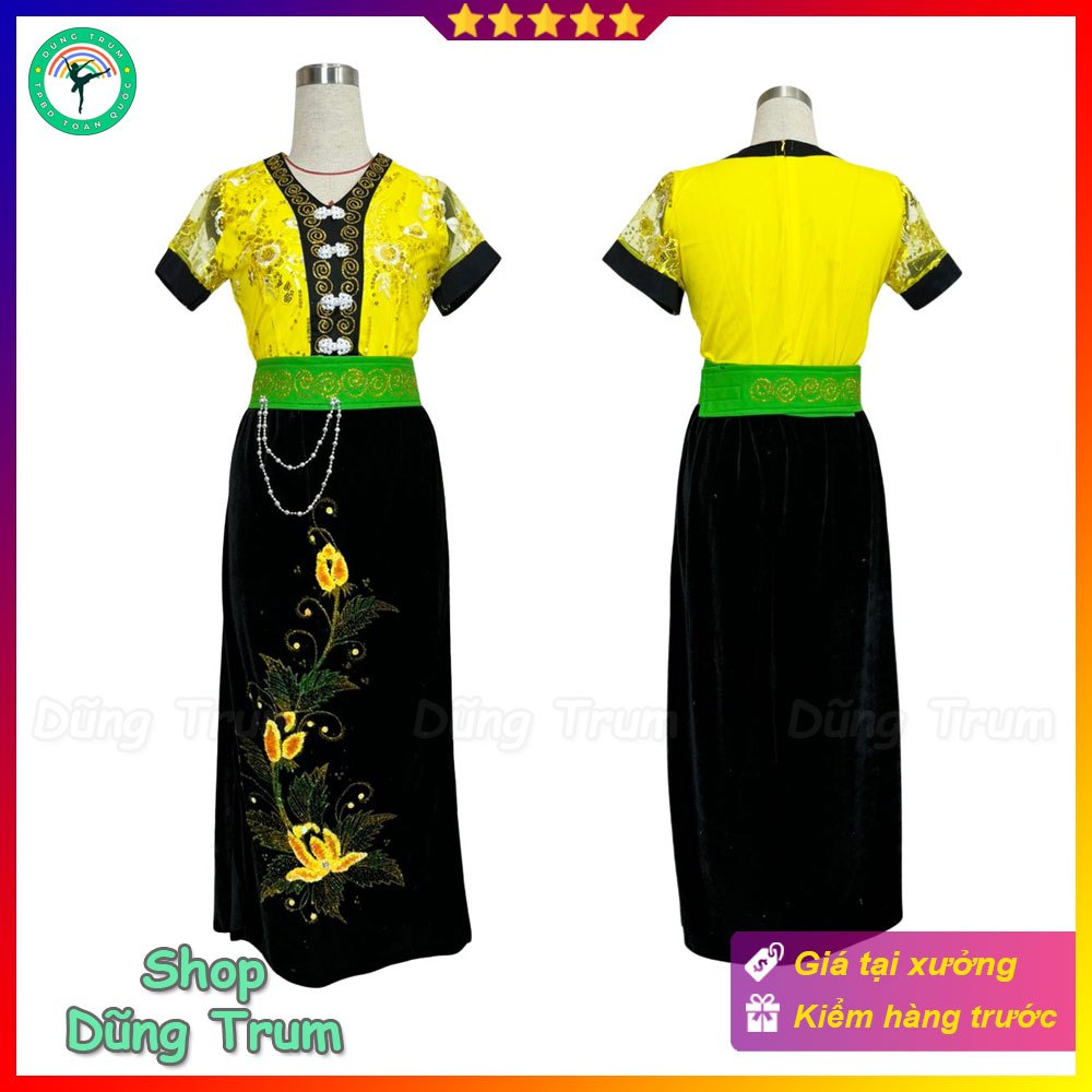 Trang phục dân tộc Thái hóa trang dân tộc biểu diễn
