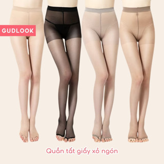 Quần tất da nữ xỏ ngón GUDLOOK Double 5D siêu mỏng, trong suốt tàng hình, che khuyết điểm tinh tế