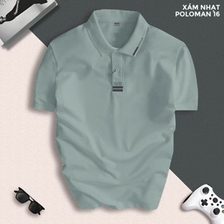 Áo Thun Polo Nam Basic POLOMAN 16 cổ bẻ Chất CVC vải cá sấu sang trọng lịch lãm