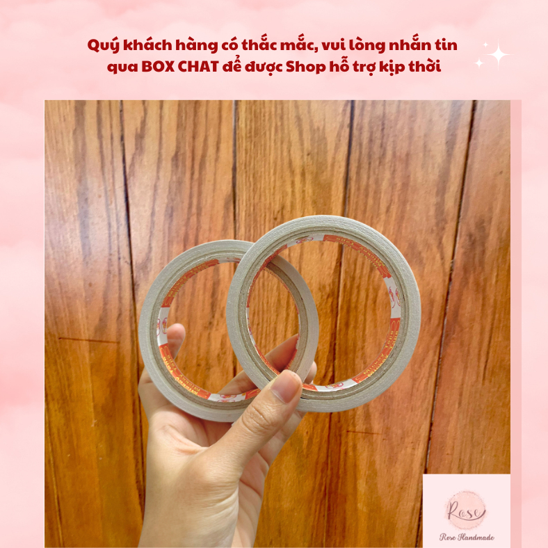 Băng dính 2 mặt 2cm 11m siêu dính