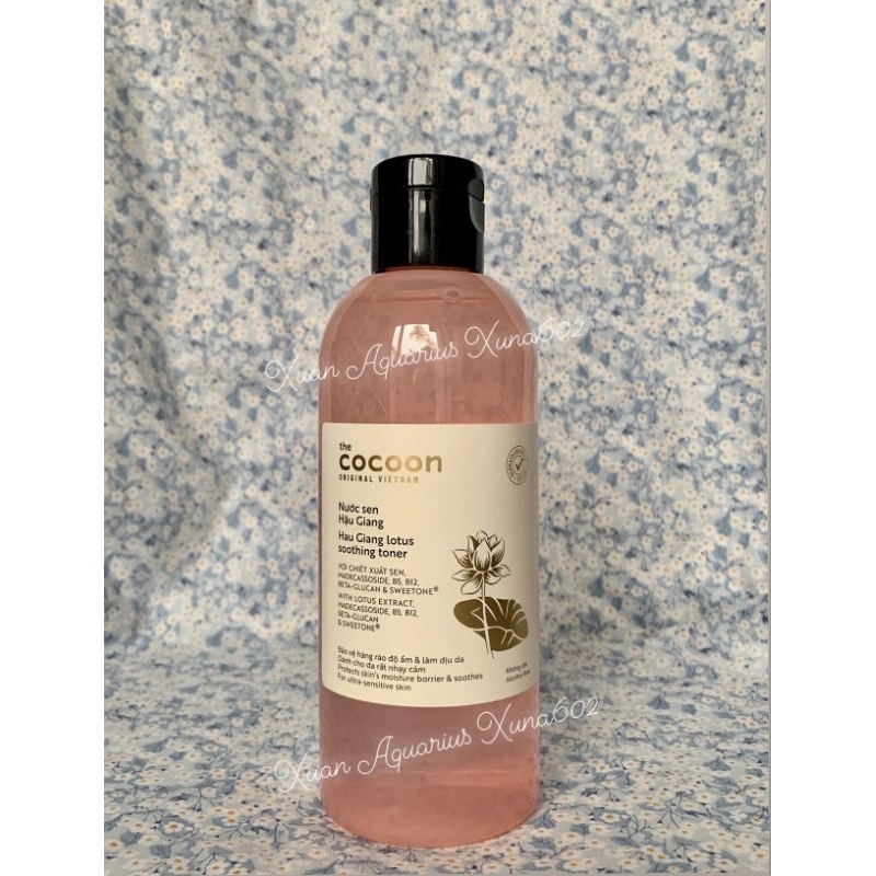 (Sẵn) Toner nước sen Hậu Giang Cocoon 310ml