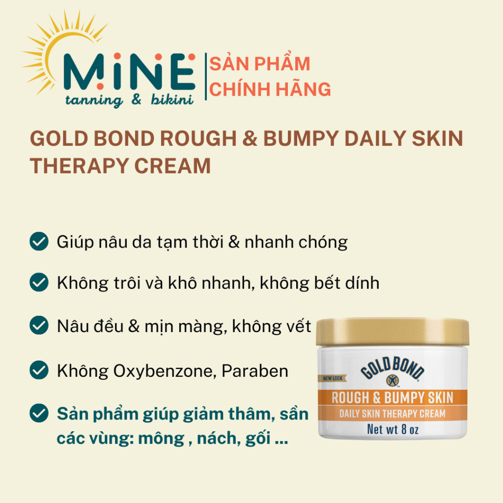 Kem giảm thâm mông   Rough & Bumpy Daily Skin Therapy Cream