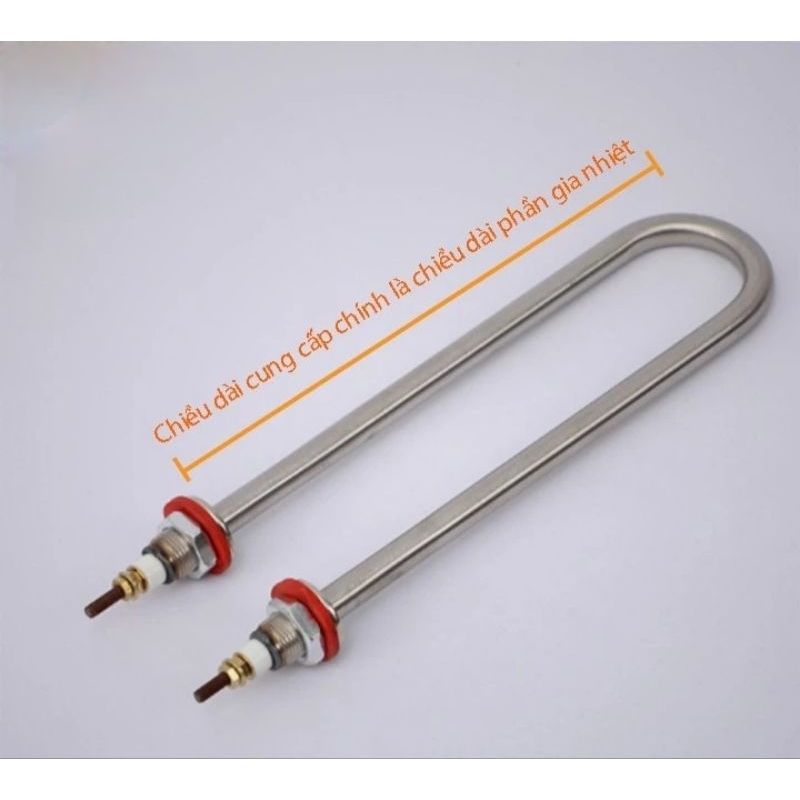 6kW - 220V - U ĐƠN ĐIỆN TRỞ ĐUN NƯỚC, NẤU CHÁO,THANH NHIỆT NỒI PHỞ,NỒI XÔI,NỒI HẤP,GIA NHIỆT ĐUN NƯỚ