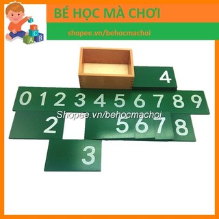 Bộ số nhám từ 0-9 Montessori