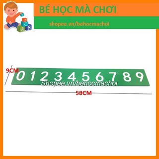 Bộ số nhám từ 0-9 Montessori