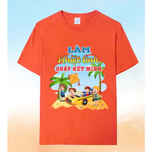 Áo Thun Nhóm Đi Chơi Du Lịch Biển, Đồng Phục Công Ty Team Building