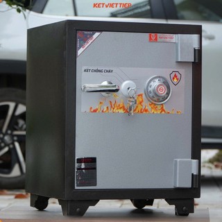 Két Sắt Việt Tiệp KVT86 Khoá Cơ chống cháy chống phá, chống trộm đựng tiền cao cấp