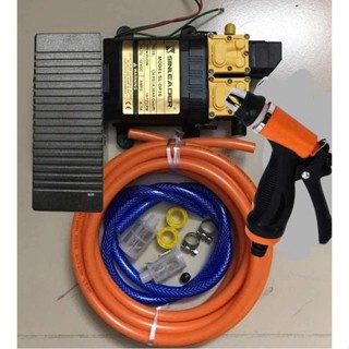 bộ máy rửa xe mini 6m dây 12V công suất 12L - bộ máy bơm mini 12v Sinleader