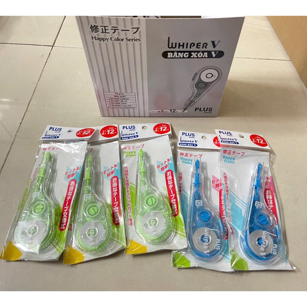 Bút xóa kéo lớn Plus 12m, Bút xóa lớn Plus, Viết xóa kéo Plus lớn