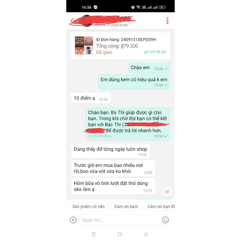 Kem bôi Nấm Ngứa Hắc Lào Ko Tái Lại Nhờ Tặng Bột Rửa Kết Hợp Với Kem Molazin