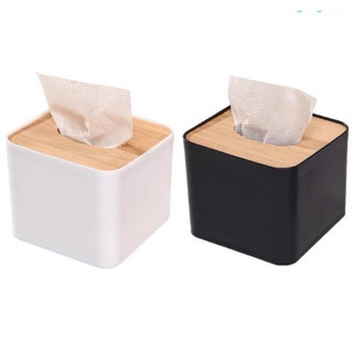  Hộp Đựng Giấy Ăn Để Bàn Nắp Nhựa Giả Gỗ Hộp Giấy Ăn Hình Vuông Đa Năng Cho Quán Ăn Nhà Hàng 2738,2739 