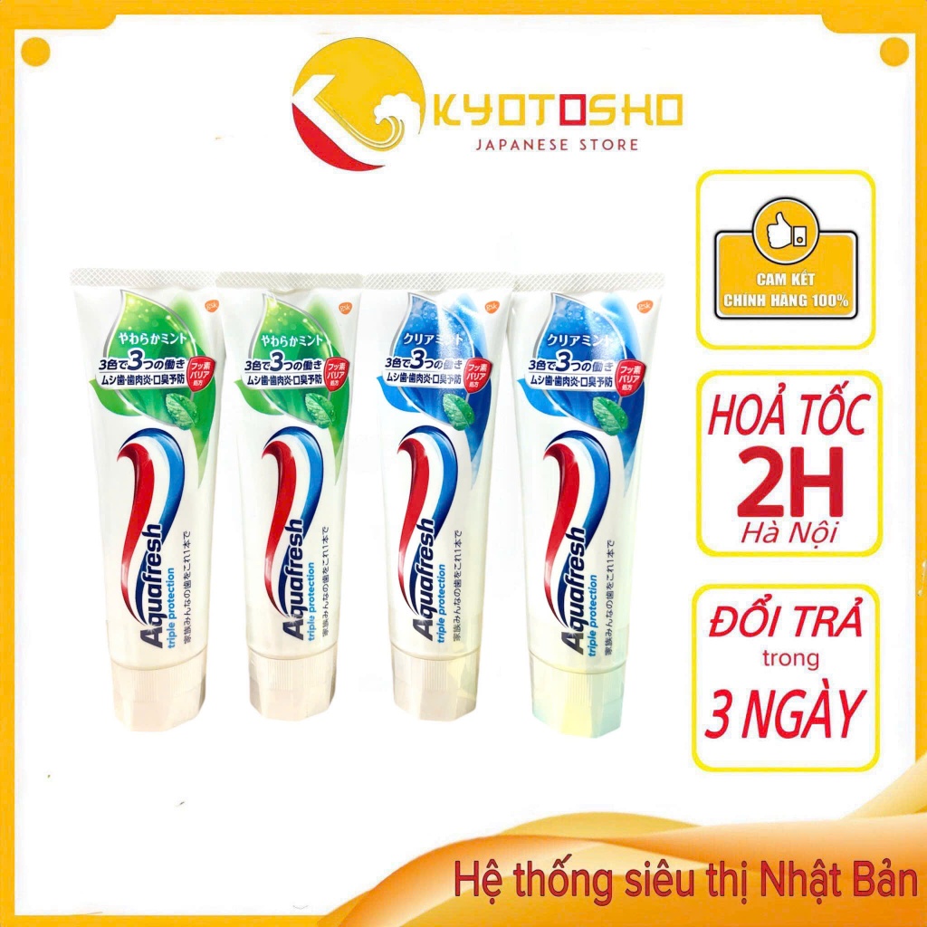Kem đánh răng Aquafresh Nhật Bản
