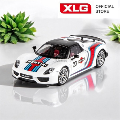 Mô hình xe Porsche Martini 918 spyder 1:18 cao cấp