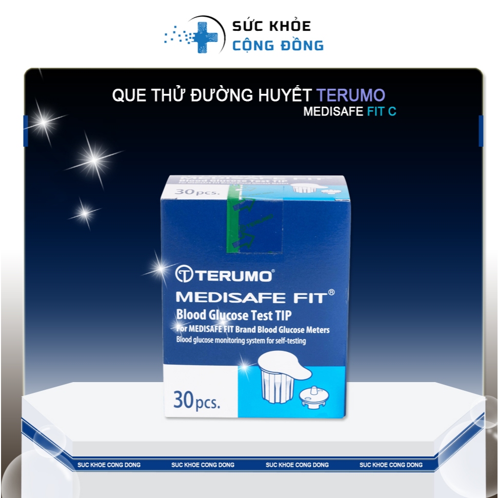 Hộp que thử đường huyết Terumo - MEDISAFE FIT (MEDISAFE FIT Blood Glucose Test Tip)
