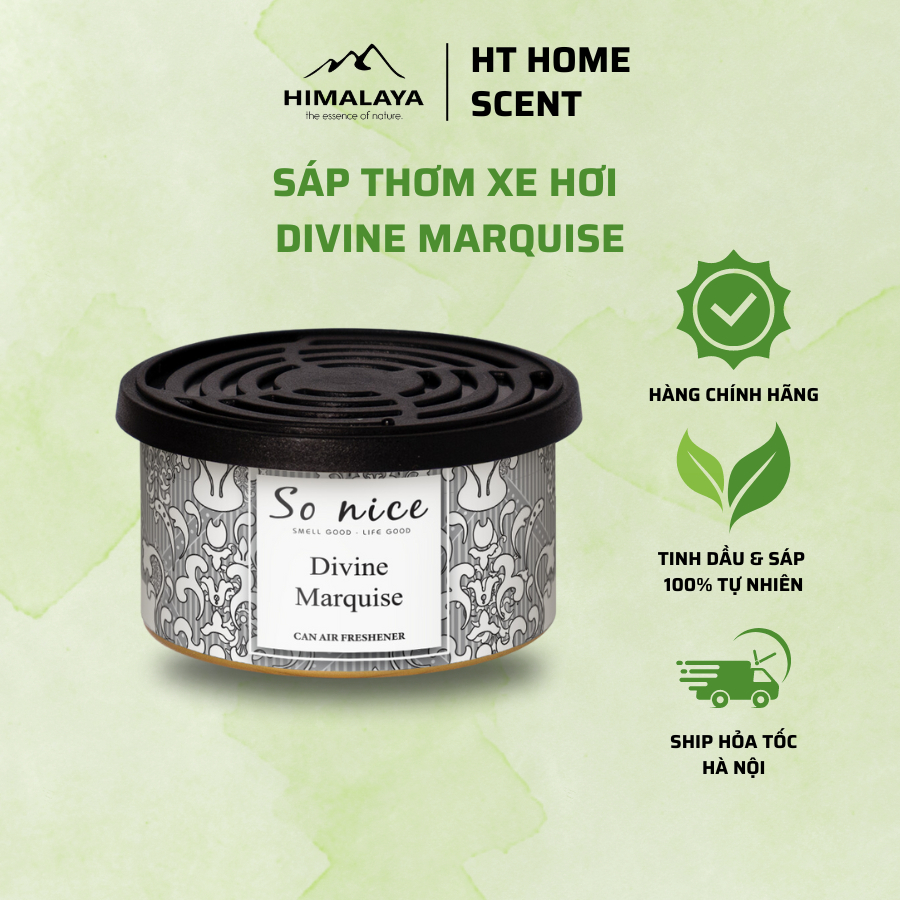 Sáp thơm xe hơi So Nice Divine Marquise, Sáp thơm ô tô hương ngọt ngào thanh mát cao cấp