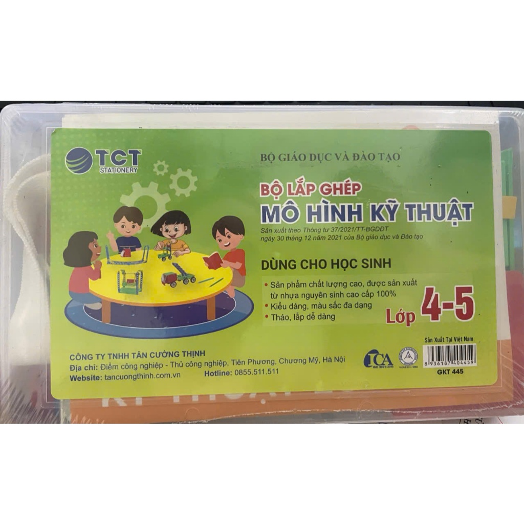 BỘ LẮP GHÉP MÔ HÌNH KỸ THUẬT LỚP 4, 5