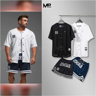 [Hàng Mới 2025] Áo Thể Thao Nam Gym Bóng Chày Số 66 Baseball Jersey Form Rộng Vải Lưới Thoáng Mát Unisex