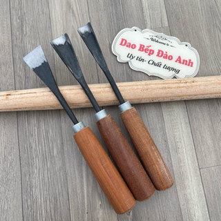 Đục bonsai chuyên dụng bộ 3 đục chuẩn nhíp xe cán gỗ nghiến