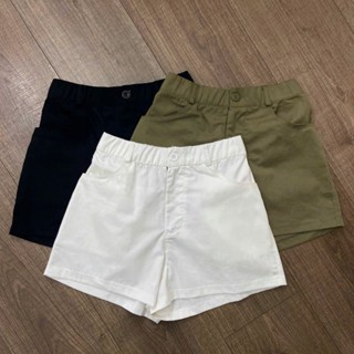 Quần short kaki nữ LUCI lưng thun, form đứng dễ phối đồ 3 màu, 3 size