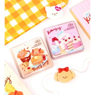 [ODBO] Bảng Phấn Mắt 9 Ô Odbo Kitten Day & Puppy Day Mèo & Cún Con Tặng Kèm Kẹp Tóc Sweet Munch 9g