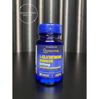    ĐỦ BILL STORE + AIR  Viên uống trắng da chống lão hóa giảm nám  Puritan’s Pride L-Glutathione 500mg 30 Viên 
