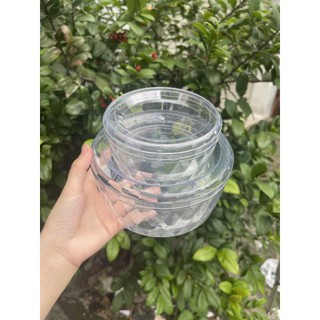 HỘP NHỰA TRÒN ĐỰNG YẾN SÀO, NHANG TRẦM, HẠT ĐIỀU, THỰC PHẨM....