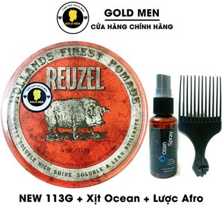 Sáp vuốt tóc Reuzel Red Pomade, Pomade vuốt tóc