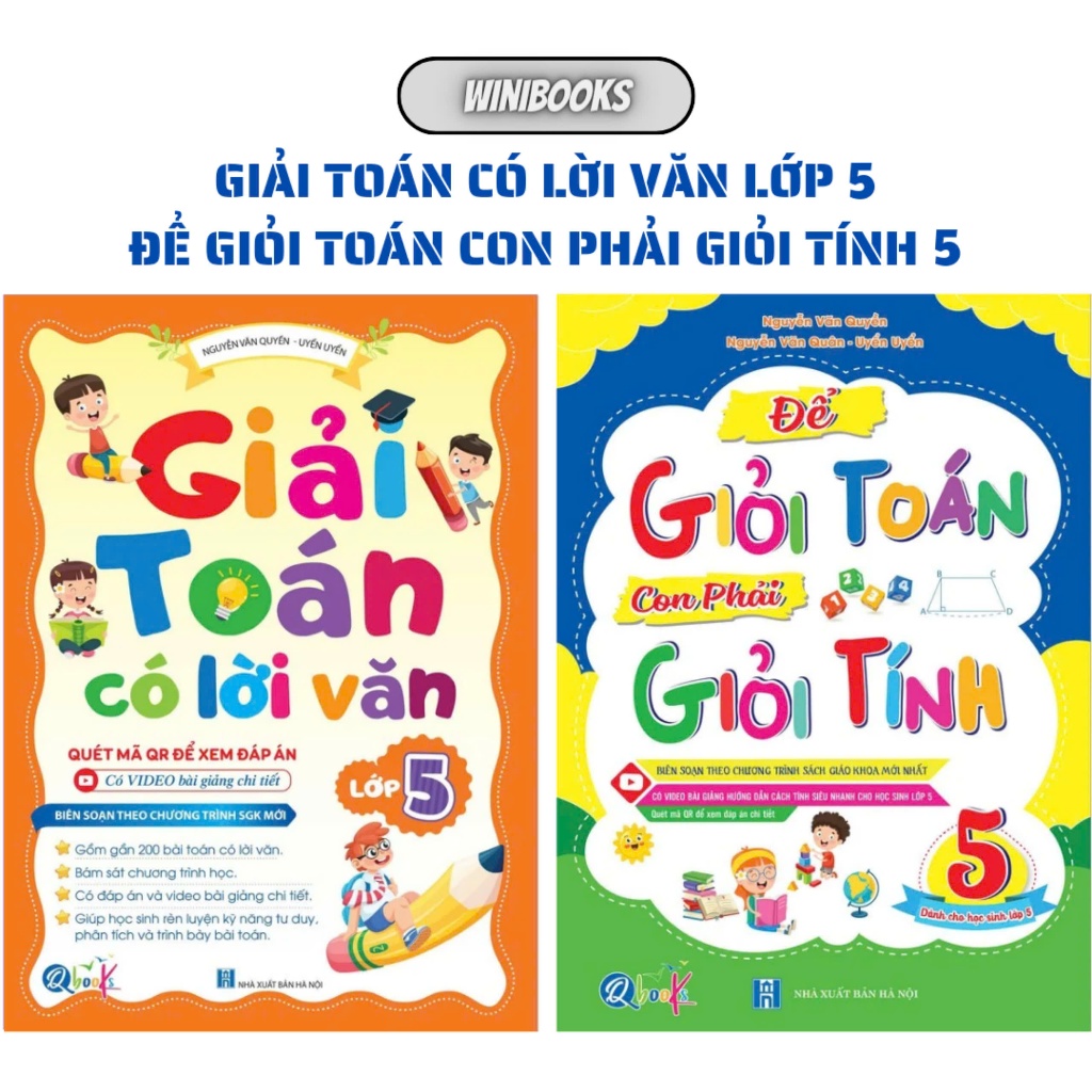 Sách - [Lớp 5] - Giải Toán Có Lời Văn Lớp 5 và Để Giỏi Toán Con Phải Giỏi Tính 5