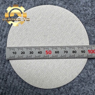 Giấy nhám tròn đế lông-nhám tròn hạt aluminum oxide màu trắng kích thước 4" (98mm) (Giá đã có VAT)