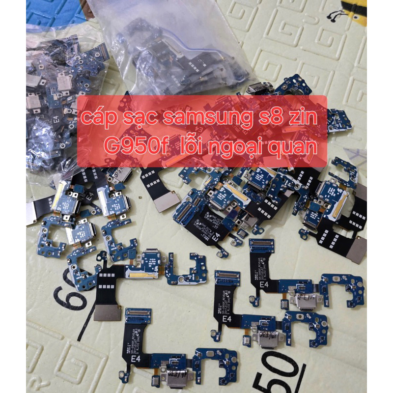 cụm sạc samsung s8 (G950f) zin lỗi ngoại quan