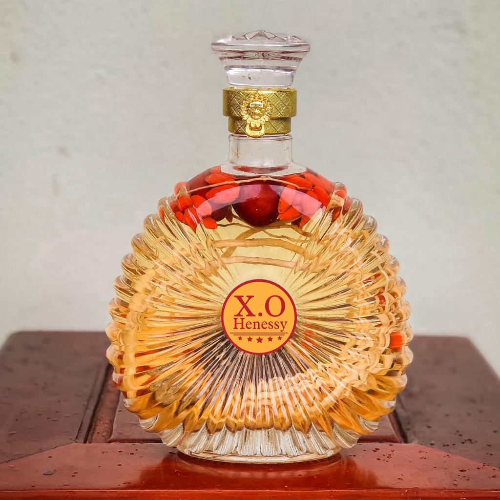 [ RẺ VÔ ĐỊCH ] COMBO 2 Vỏ Chai Thủy Tinh XO Đựng Rượu 750ml, Bình Ngâm Rượu XO Tròn, CTT-12X2