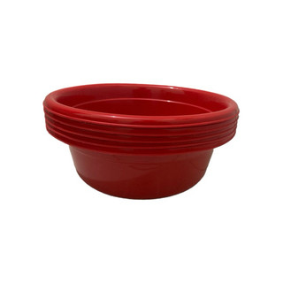 Combo 10 thau nhựa omo đỏ cùng 1 size màu ngẫu nhiên