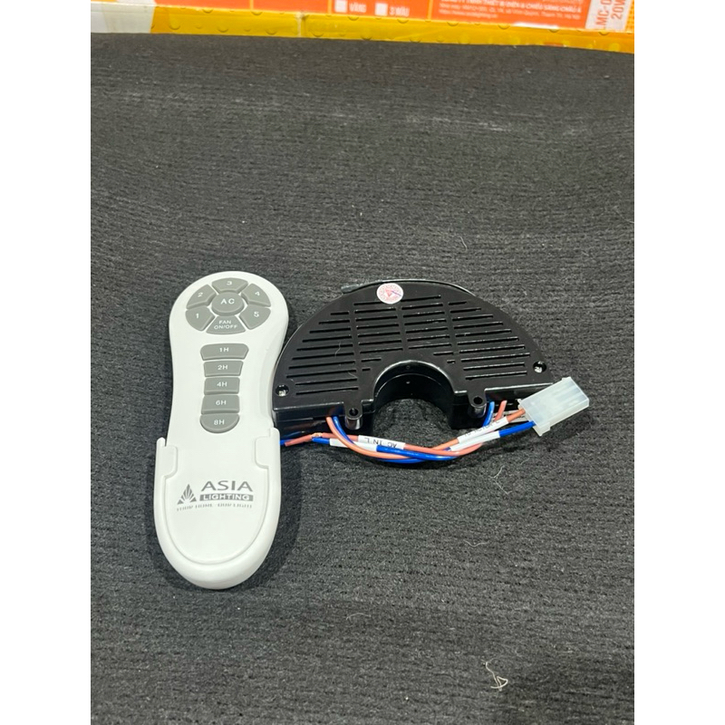 Combo điều khiển và bộ nhận tín hiệu quạt trần  AC ,DC model QT05 ASIA LIGHTING