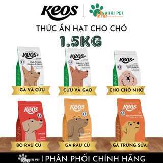   1.5Kg  Thức ăn cho Chó nhiều hương vị và hỗ trợ đa chức năng Keos 