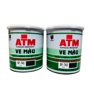 [Sơn chậu] Ve ATM màu đen, xanh lá pha sơn nước (1L)