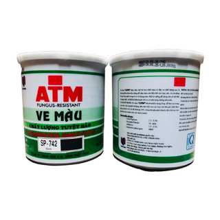 [Sơn chậu] Ve ATM màu đen, xanh lá pha sơn nước (1L)