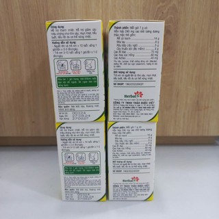 (1 hộp) Bột nước mát Herba Cool Extra vị bí đao Hộp 10 gói - Hỗ trợ thanh nhiệt, tiểu buốt, rôm sảy