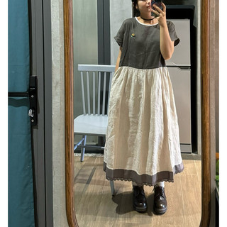 Đầm linen premium dài phong cách vintage | by CALM