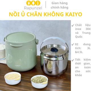 Nồi ủ chân không KAIYO, nồi ủ cháo, nồi ủ, nồi nấu chậm KAIYO, nồi ủ Nhật, nồi ủ đồ ăn, nồi ủ chín