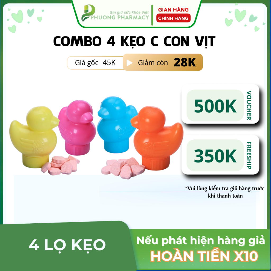 Kẹo ngậm Vitamin C con vịt