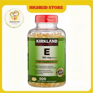 Viên uống Vitamin E 400 IU 500 Viên Kirkland Của Mỹ